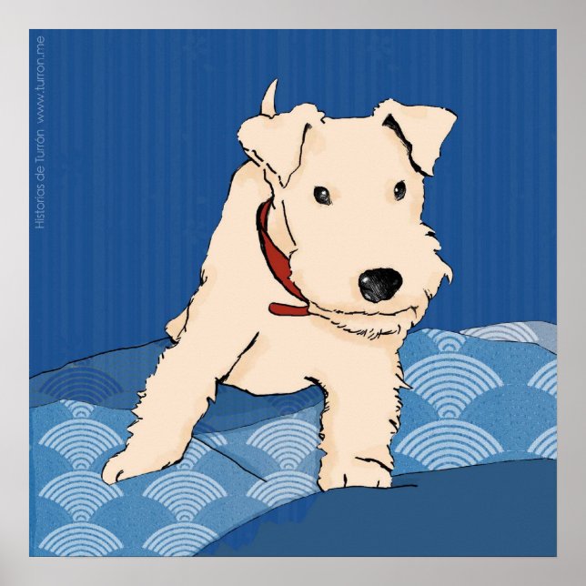 Póster Turrón sobre la cama Poster (Front)