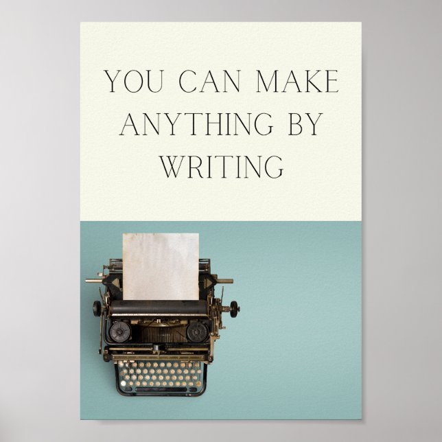 Poster typewriter (Front)
