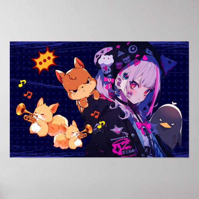 Poster | VACHABORG Goods "♪ Meikuno no Izumi" Post (Front)