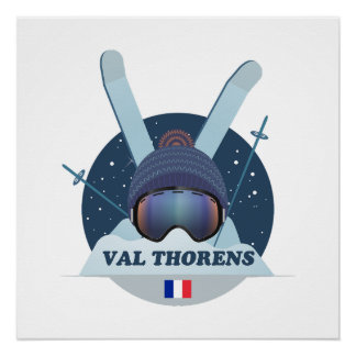 Poster Val Thorens Ski Resort