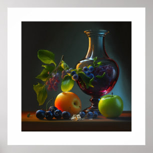 Poster Vase & Fruit