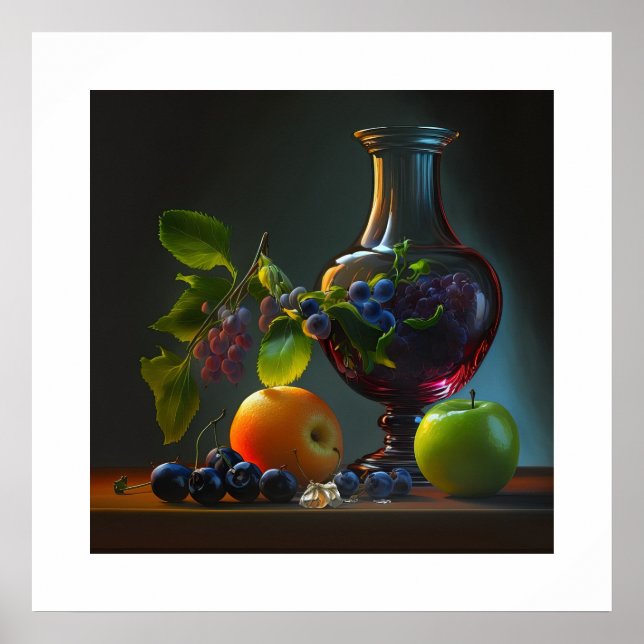 Poster Vase & Fruit (Front)