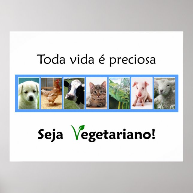 Poster Vegetariano (Front)