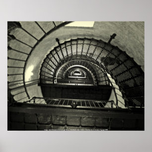 Poster Vertigo - Sprial Staircase in Curri...