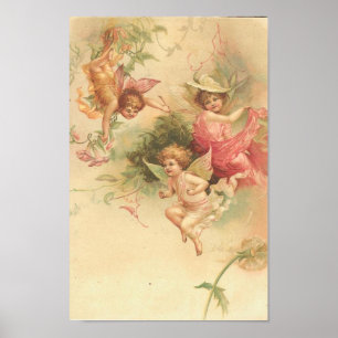 Poster-Vintage Angels Poster