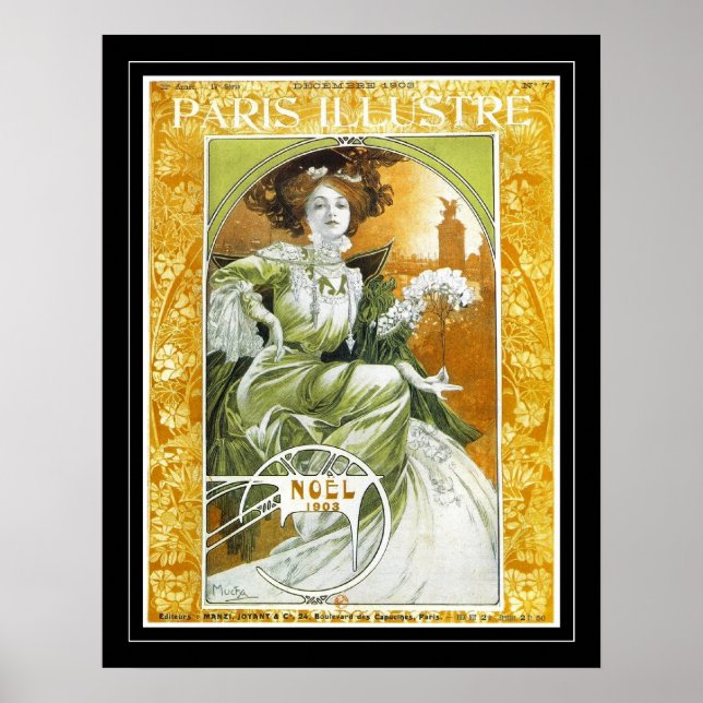 Poster Vintage Art Alphonse Mucha (Front)