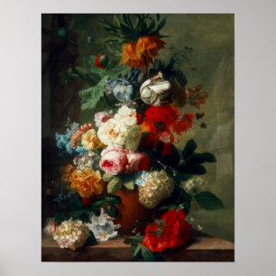 Poster Vintage Art Still Life Flowers