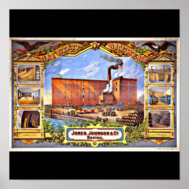 Poster-Vintage Boston Artwork-22 Poster (Front)