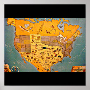 Poster-Vintage Dallas Artwork-52 Poster