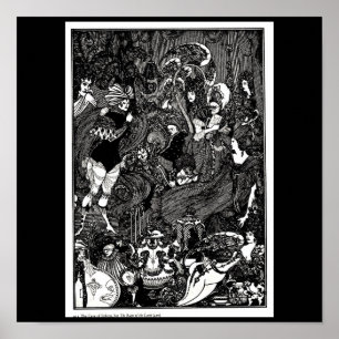 Poster-Vintage Illustration-Aubrey Beardsley 30 Poster
