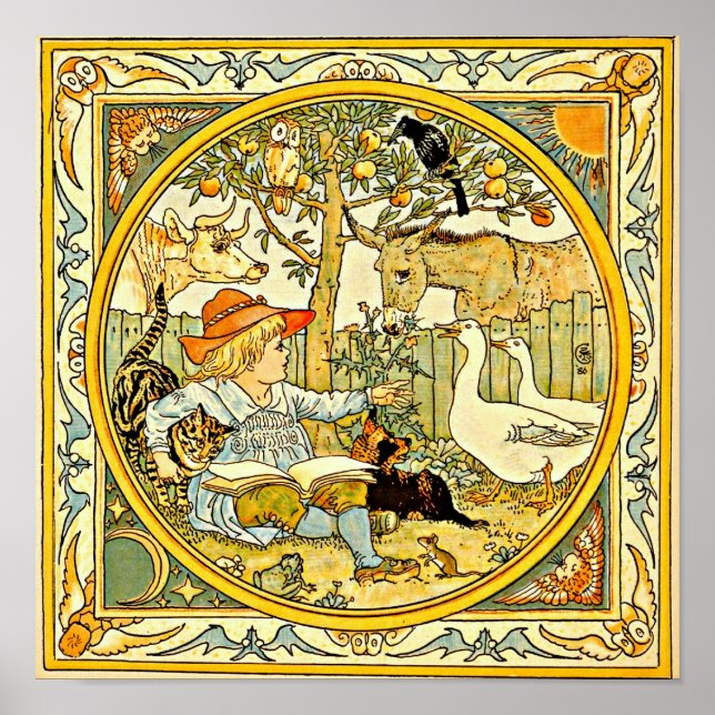 Poster-Vintage Illustration-Walter Crane 17 Poster (Front)