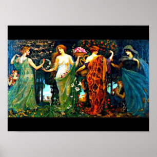 Poster-Vintage Illustration-Walter Crane 45 Poster