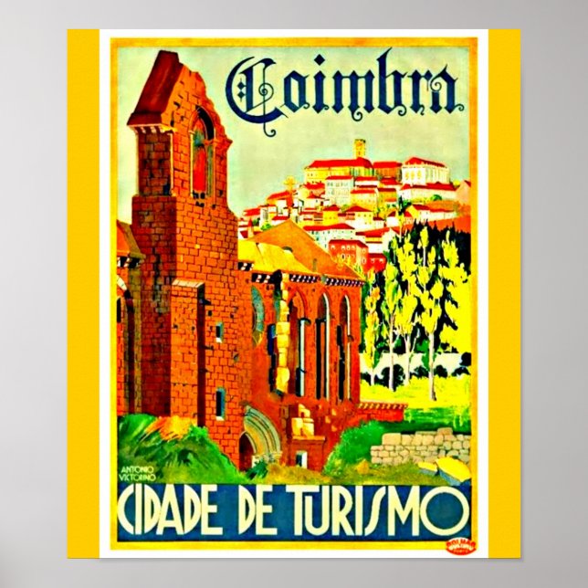 Poster-Vintage Travel Art-Coimbra Poster (Front)
