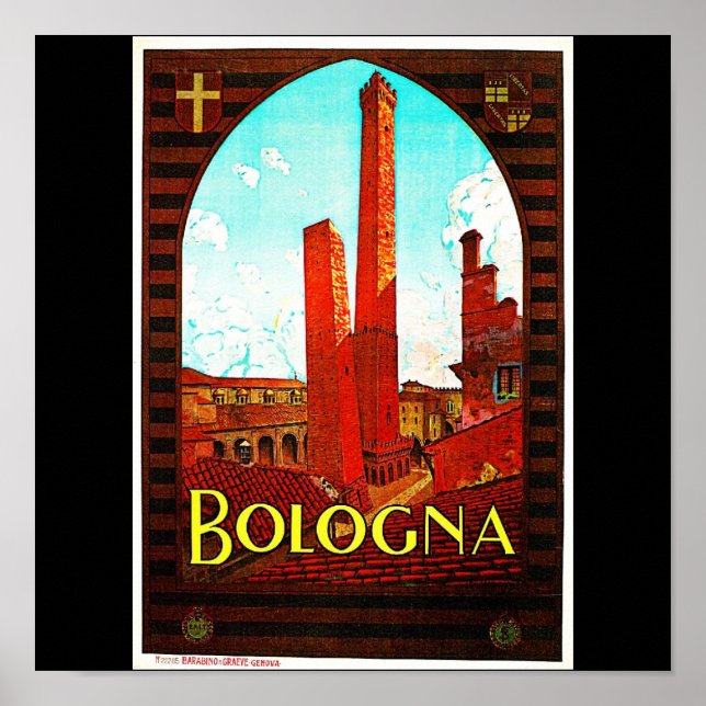 Poster-Vintage Travel-Bologna Poster (Front)