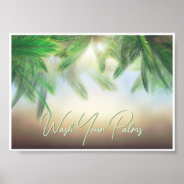 Poster - Wash Your Palms (Front)