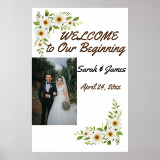 poster wedding for foarm board