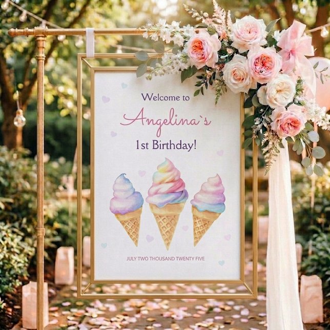 Poster welcome birthday party. (Creator Uploaded)