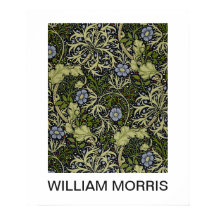 Poster - William Morris Purple Floral Print