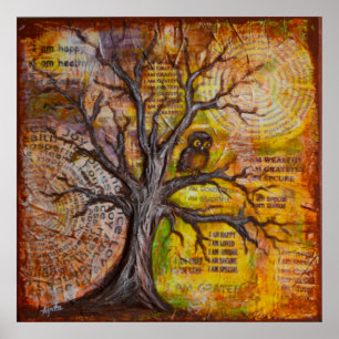 Poster "Wisdom of Positive Thinking"