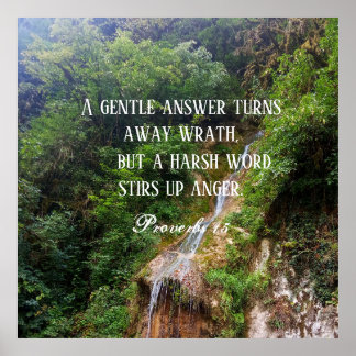 Poster with a bible verse