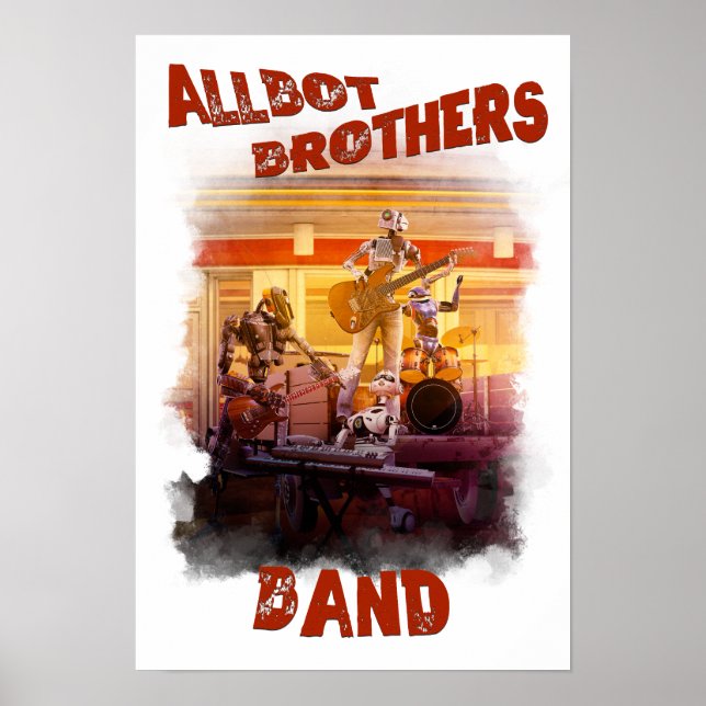 poster with Allbot Brothers Band from BSR (Front)