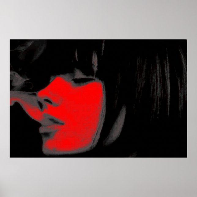 Poster with Cool Girl Print Version Two (Front)