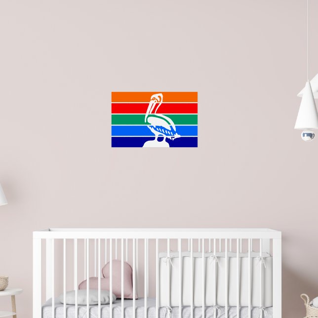 Poster with Flag of St. Petersburg (Nursery 2)