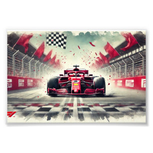 poster with formula 1