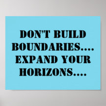 Poster with insipirng message