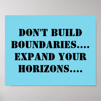 Poster with insipirng message