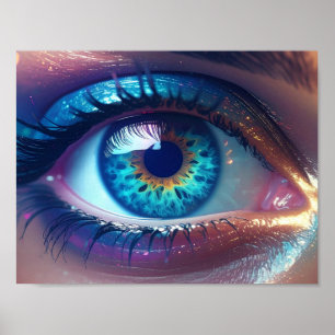 Poster with Loving Eye of Deep Wisdom