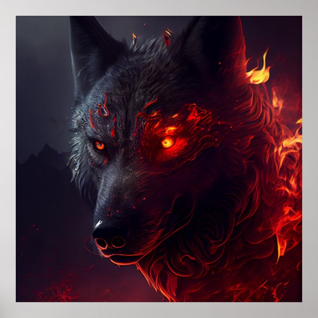 Poster Wolf Fire (Front)