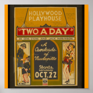 Poster-WPA-Cavalcade of Vaudeville Poster