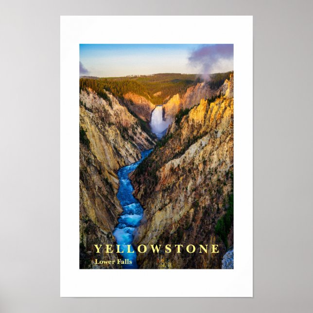 Poster Yellowstone Falls (Front)