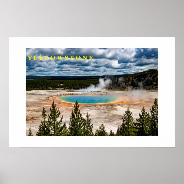 Poster Yellowstone Hot Pot (Front)