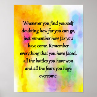 Poster You Come So Far