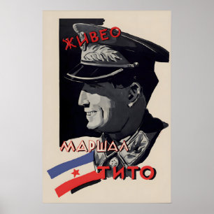 Poster Yugoslavia Long live Tito