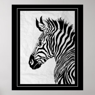 Poster-Zebra  20" x 24" Poster