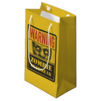 Poster Zombie Outbreak. Sign Board With Zombie