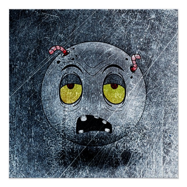 Poster Zombiemoji Vintage (Front)