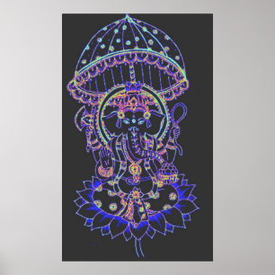 PosterGanesha Elephant goddess Poster