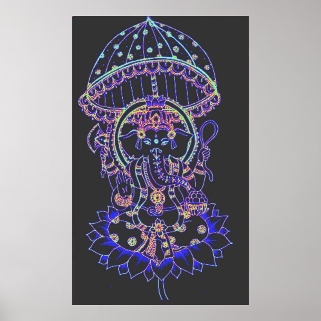 PosterGanesha Elephant goddess Poster (Front)