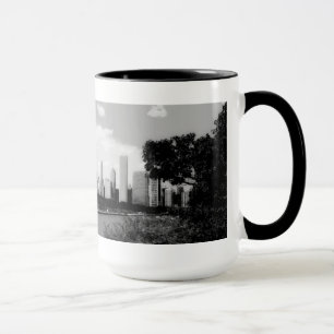 Posterised Chicago Skyline Coffee Mug