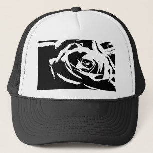 Posterised Rose Art Trucker Hat