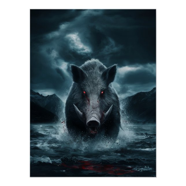 Posters Dives boar 2 (Front)