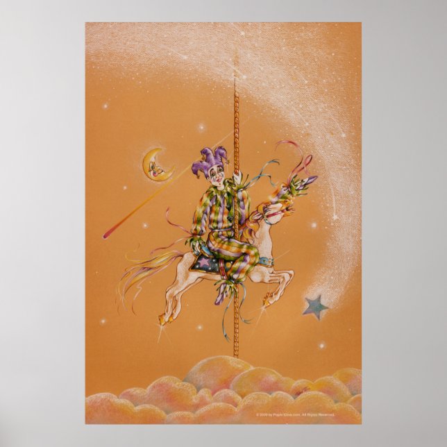 Posters, Fine Art - Carousel Jester Poster (Front)