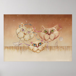 Posters, Fine Art - Tabby Road (cats) Poster