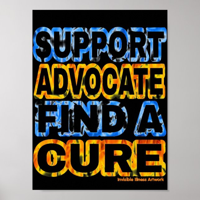 POSTERS...RSD/CRPS - Orange & Blue Poster (Front)