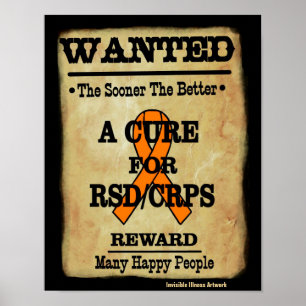 POSTERS...RSD/CRPS - WANTED POSTER