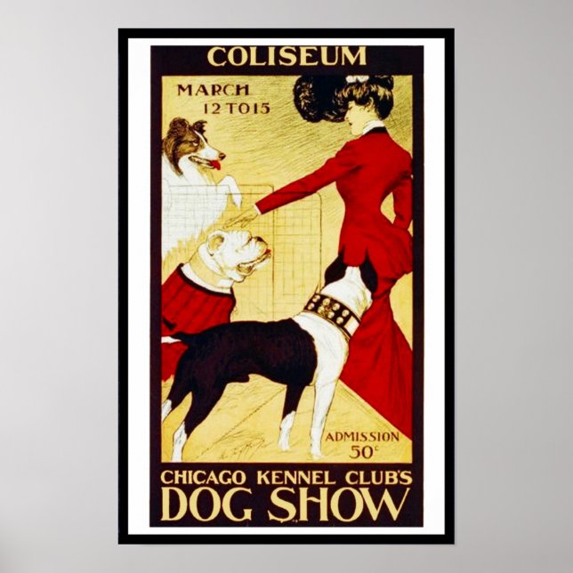 Posters Vintage "Dog Show" Coliseun (Front)